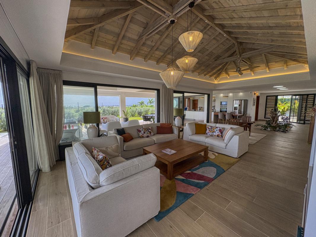 20.Location villa piscine Saint François Guadeloupe_salon